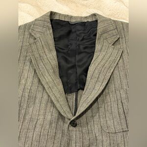 John Varvatos Collection Gray Pinstripe Men's Blazer